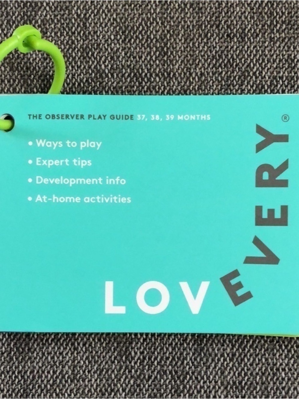Lovevery The Observer Kit Play Guide Montessori Age 37-39 Months